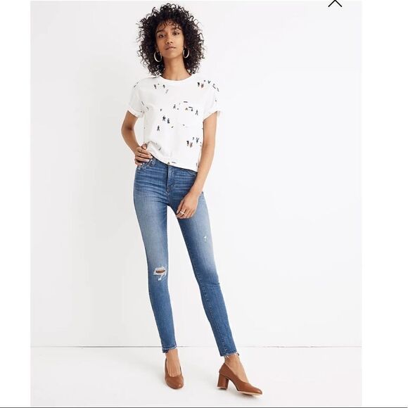 10" High-Rise Skinny Jeans: Drop Step-Hem Edition - Picture 1 of 11